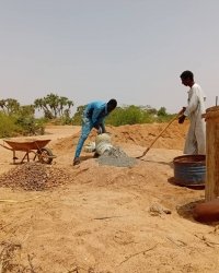 Construction d'un puits
